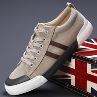 Lightweight breathable versatile casual men's low top flat lace up shoes for men