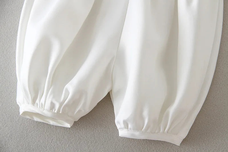 baby boy clothes white baptism baby romper set with hat turndown collar newborn first boy birthday clothing 3-24M