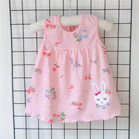 Baby Girls Princess Dress Summer Clothes Cotton Clothing 0-2 Years