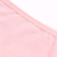 3PCS/Set Cotton Panties Women's Briefs Jacquard Design Solid Color Underpants S-XL