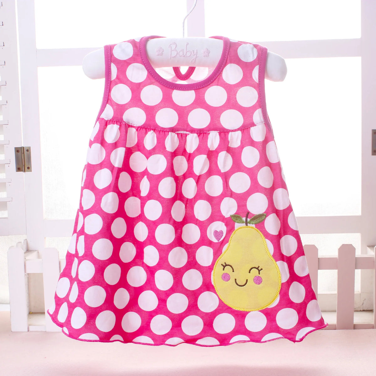 Baby Girls Princess Dress Summer Clothes Cotton Clothing 0-2 Years