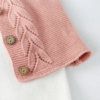 Baby Girls Clothes Autumn Baby knitted Romper Set Infant Newborn Baby Girl Cardigan Boys Sweater Cotton Baby Jumpsuit For Girls