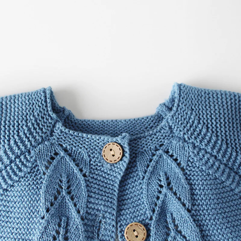 Baby Girls Clothes Autumn Baby knitted Romper Set Infant Newborn Baby Girl Cardigan Boys Sweater Cotton Baby Jumpsuit For Girls