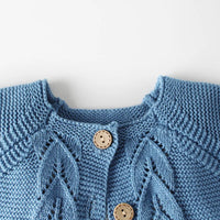 Baby Girls Clothes Autumn Baby knitted Romper Set Infant Newborn Baby Girl Cardigan Boys Sweater Cotton Baby Jumpsuit For Girls