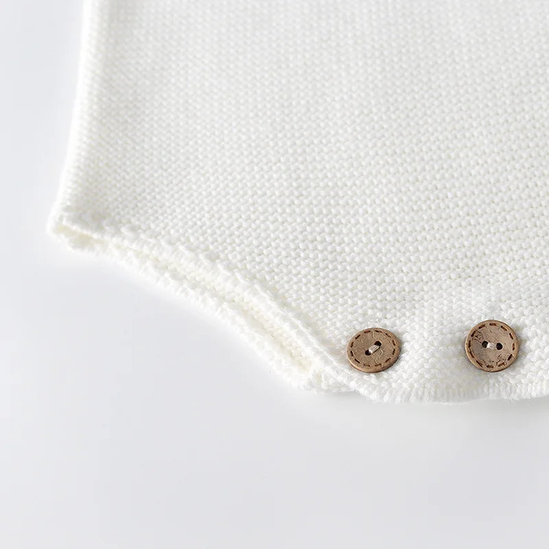 Baby Girls Clothes Autumn Baby knitted Romper Set Infant Newborn Baby Girl Cardigan Boys Sweater Cotton Baby Jumpsuit For Girls