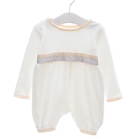 baby boy clothes white baptism baby romper set with hat turndown collar newborn first boy birthday clothing 3-24M