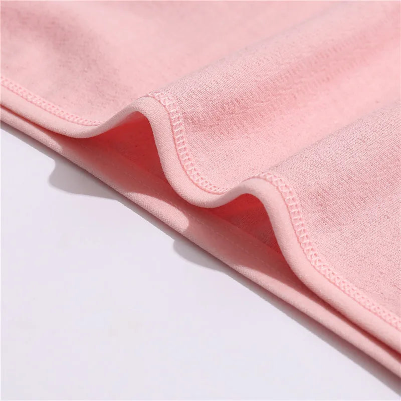3PCS/Set Cotton Panties Women's Briefs Jacquard Design Solid Color Underpants S-XL