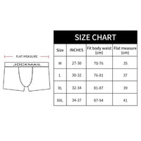 Men's Cotton Boxer Briefs Trunk Underwear with Convex Pouch Design