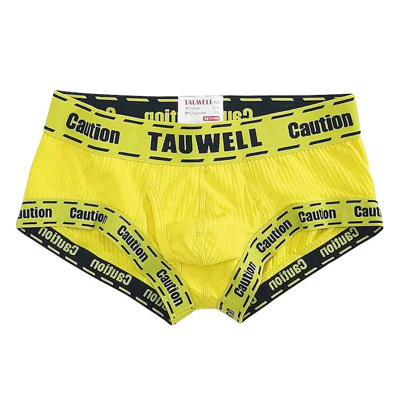 Men's Printed Boxer Briefs Underwear Comfortable Cotton Trunks
