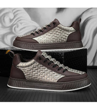 2025 New Fashion Platform Sneakers for Men Casual  High-top Shoes Male  Flat Non-slip Sport Running Shoes Man Spring Sneakers