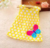 Baby Girls Princess Dress Summer Clothes Cotton Clothing 0-2 Years