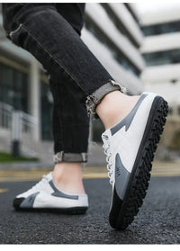 Summer Slippers for Men Trendy Men's Flat Bottom Casual Shoes Soft Sole Support Shoes Men's Sneakers