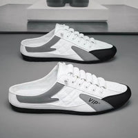 2025 Summer Slippers for Men Trendy Men's Flat Bottom Casual Shoes Soft Sole Support Shoes Men's Sneakers Zapatos De Hombre