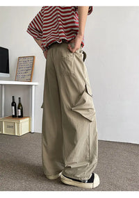 2026 Trendy Retro Wide-Leg Cargo Pants for Men- High Waist Utility Streetwear, Comfortable & Stylish Casual Fashion Pants M-8XL