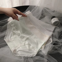 Women's Seamless Panties Set Pack Fashion Micro Underwear Lace Triangular Briefs