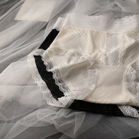 Women's Seamless Panties Set Pack Fashion Micro Underwear Lace Triangular Briefs