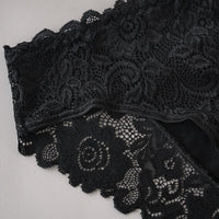 3PCS/Set Luxury Floral Embroidery Lace Panties Women's Briefs Breathable Underwear