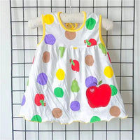 Baby Girls Princess Dress Summer Clothes Cotton Clothing 0-2 Years