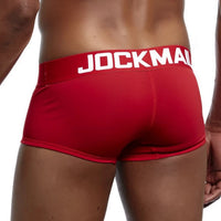 Men's Cotton Boxer Briefs Trunk Underwear with Convex Pouch Design