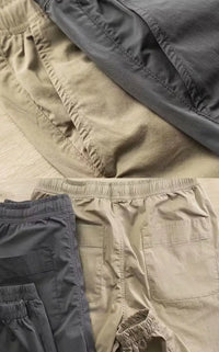 2025 Trendy Casual Cargo Pants for Men Lightweight Elastic Waist Pants Spring and Summer Casual Joggers