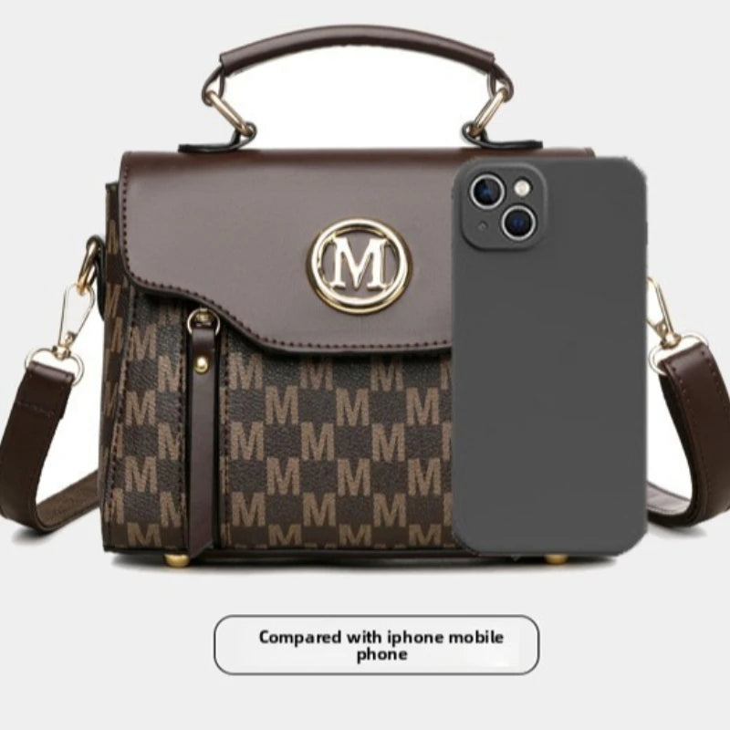 Fashion Women Handbag with Top Handle, Detachable Crossbody Strap,Flap Over Shoulder Purse,Classic Daily Commuter Bag for Dating