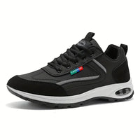 Men's Trendy Sports Shoes Lightweight Breathable Modern Non Slip Shoes Suede Detailing Outdoor Stylish Daily Wear Men Sneakers