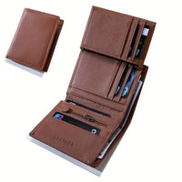 Men's Wallet Genuine Leather Wallets For Men Coin Purse Vintage Vertical Short Credit Card Holder Money Bag Men's RFID Wallet