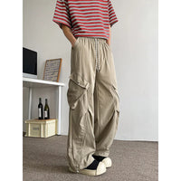 2026 Trendy Retro Wide-Leg Cargo Pants for Men- High Waist Utility Streetwear, Comfortable & Stylish Casual Fashion Pants M-8XL