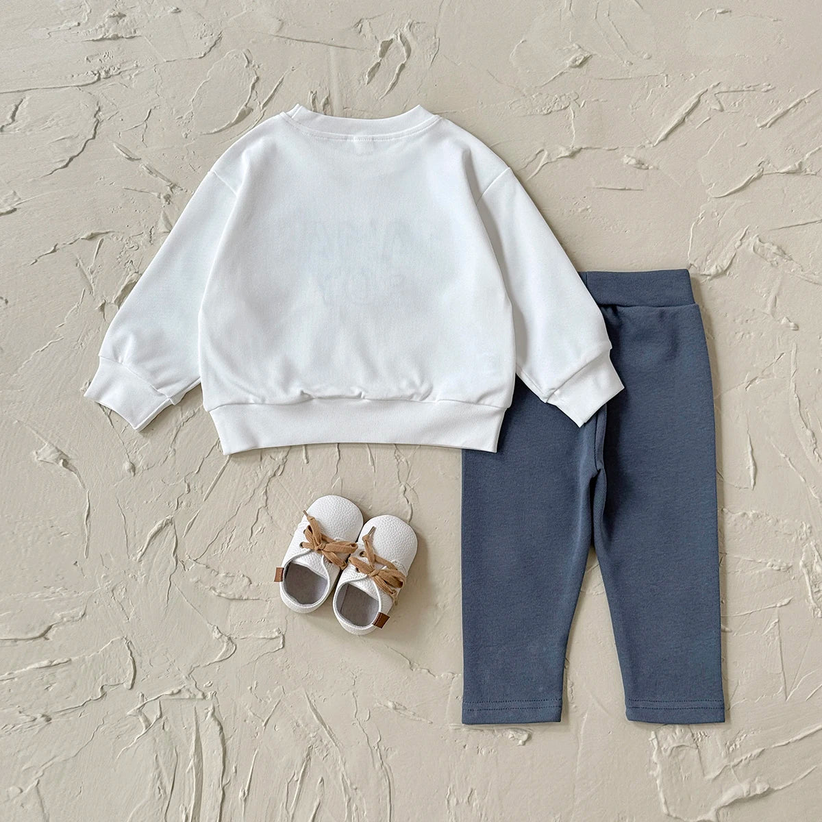 2025 Baby Boy Clothes MAMA'S BOY Sets Fall Baby Girl Infant Outfit Sweatshirt Top Pants 2Pcs Long Sleeve Winter Warm Infant Suit