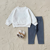 2025 Baby Boy Clothes MAMA'S BOY Sets Fall Baby Girl Infant Outfit Sweatshirt Top Pants 2Pcs Long Sleeve Winter Warm Infant Suit