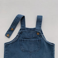 Baby Clothes for Girls Boys T Shirt with Denim Jumpsuit Newborn Clothes Set 2pcs