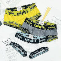 Men's Printed Boxer Briefs Underwear Comfortable Cotton Trunks