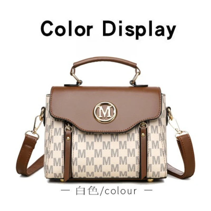 Fashion Women Handbag with Top Handle, Detachable Crossbody Strap,Flap Over Shoulder Purse,Classic Daily Commuter Bag for Dating