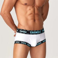 Men's Printed Boxer Briefs Underwear Comfortable Cotton Trunks