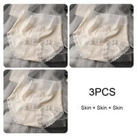 Women's Seamless Panties Set Pack Fashion Micro Underwear Lace Triangular Briefs