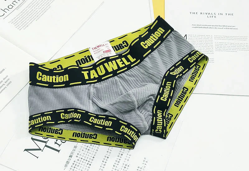 Men's Printed Boxer Briefs Underwear Comfortable Cotton Trunks