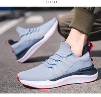 Sneakers for Men 2025 New Flying Woven Men's Casual Shoes Korean Style Trendy Fashion Sports Shoes Men Sneakers