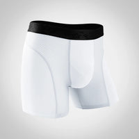 Extra Long Sports Underwear Men's Boxer Briefs Anti-Wear Leg Running Large Size Breathable Training Boxer Briefs