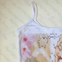 Crop Top for Women Grunge Clothes Y2K Vintage Top 2000s Style Tops With Suspenders