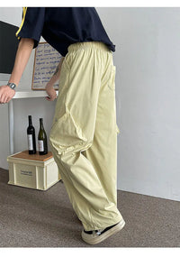 2026 Trendy Retro Wide-Leg Cargo Pants for Men- High Waist Utility Streetwear, Comfortable & Stylish Casual Fashion Pants M-8XL
