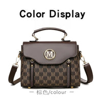 Fashion Women Handbag with Top Handle, Detachable Crossbody Strap,Flap Over Shoulder Purse,Classic Daily Commuter Bag for Dating
