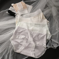 Women's Seamless Panties Set Pack Fashion Micro Underwear Lace Triangular Briefs