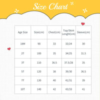 Fashion Baby Girl Clothes Set Floral Shirt+Layered Skirt 2PCS Infant Toddler Child Blouse Suit Spring Autumn Baby Clothes 2-7Y