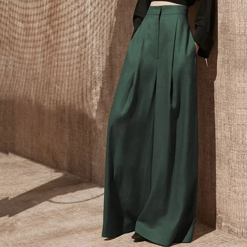 Woman Trousers Trends 2025 Wide Leg With Pockets Autumn Comfortable Stretch Casual One Size Classic Xxl Slacks G Pants for Women