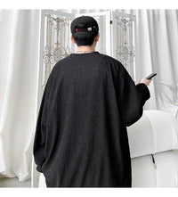 Men's Trendy Casual Long Sleeve T-Shirt High Street Loose Fit Comfortable Wear Modern Minimalist Style Everyday Essential