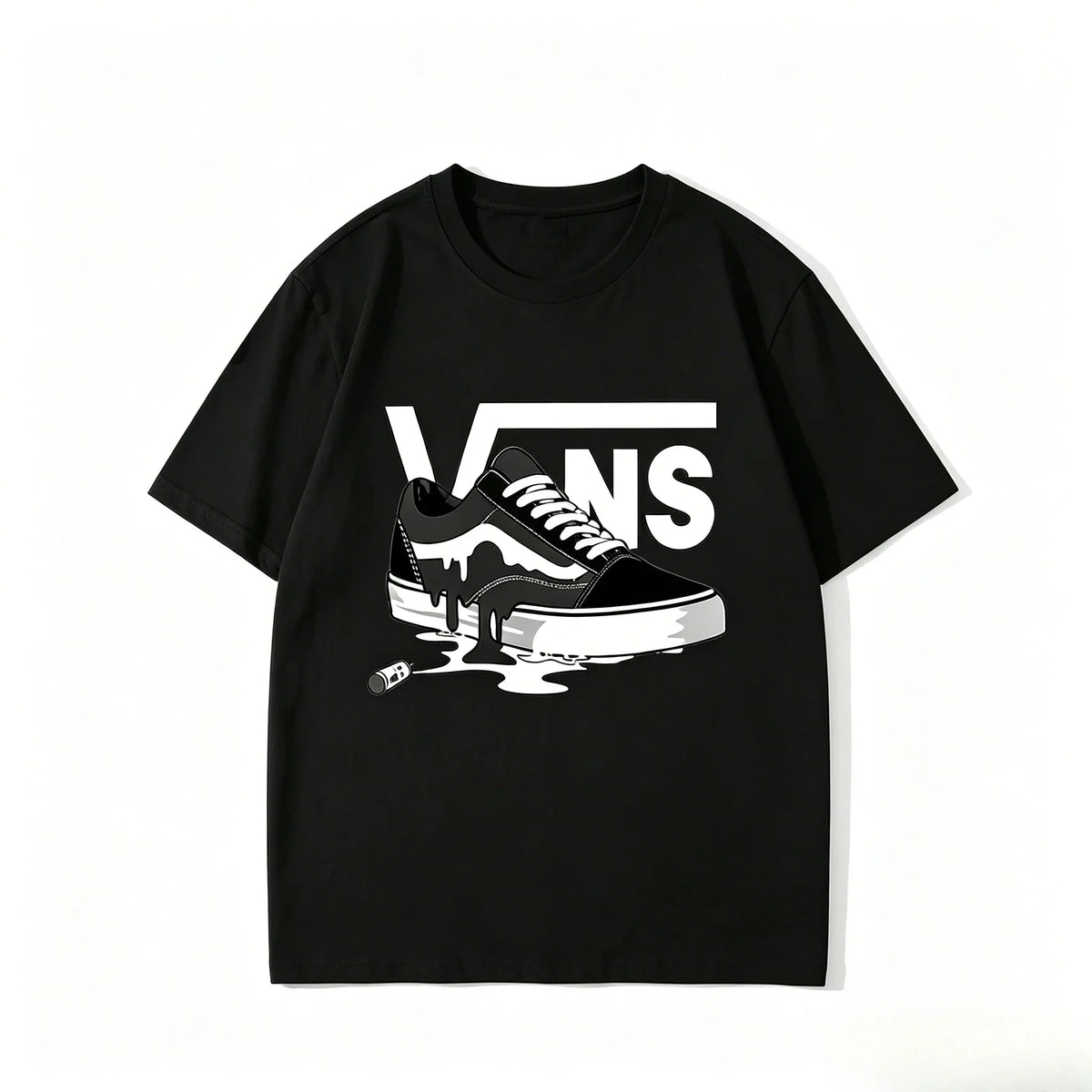 Men's New Summer Trendy Hip-Hop Printed Short-Sleeved Sweat-Wicking and Breathable T-Shirt, Suitable for Both Men and Women