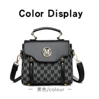 Fashion Women Handbag with Top Handle, Detachable Crossbody Strap,Flap Over Shoulder Purse,Classic Daily Commuter Bag for Dating