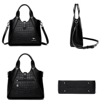 2024 New Fashion Trend Women's Handbag High Quality Soft Leather Women Shoulder Bolsas Solid Color Retro Female Tote Bags Sac