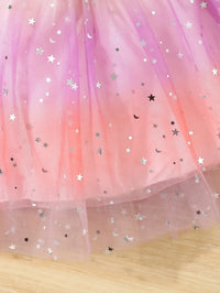 Baby Girl  Clothes Cute 1st Birthday Print Outfit Bodysuit  Sequin Bowknot  Mesh Tutu Skirt 3Pcs Toddler Girls Clothing Set