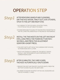 New Eye Massage Device, EMS Tech + Airbag Hot Compress, Relieves Eye Fatigue, Smooths Fine Lines, Lifts Face,  Eye Care Tool